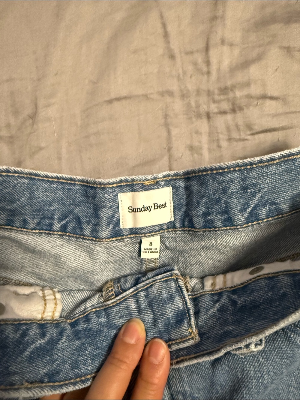 Sunday Best Light Blue Relaxed Men's Jeans - Picture 2 of 3